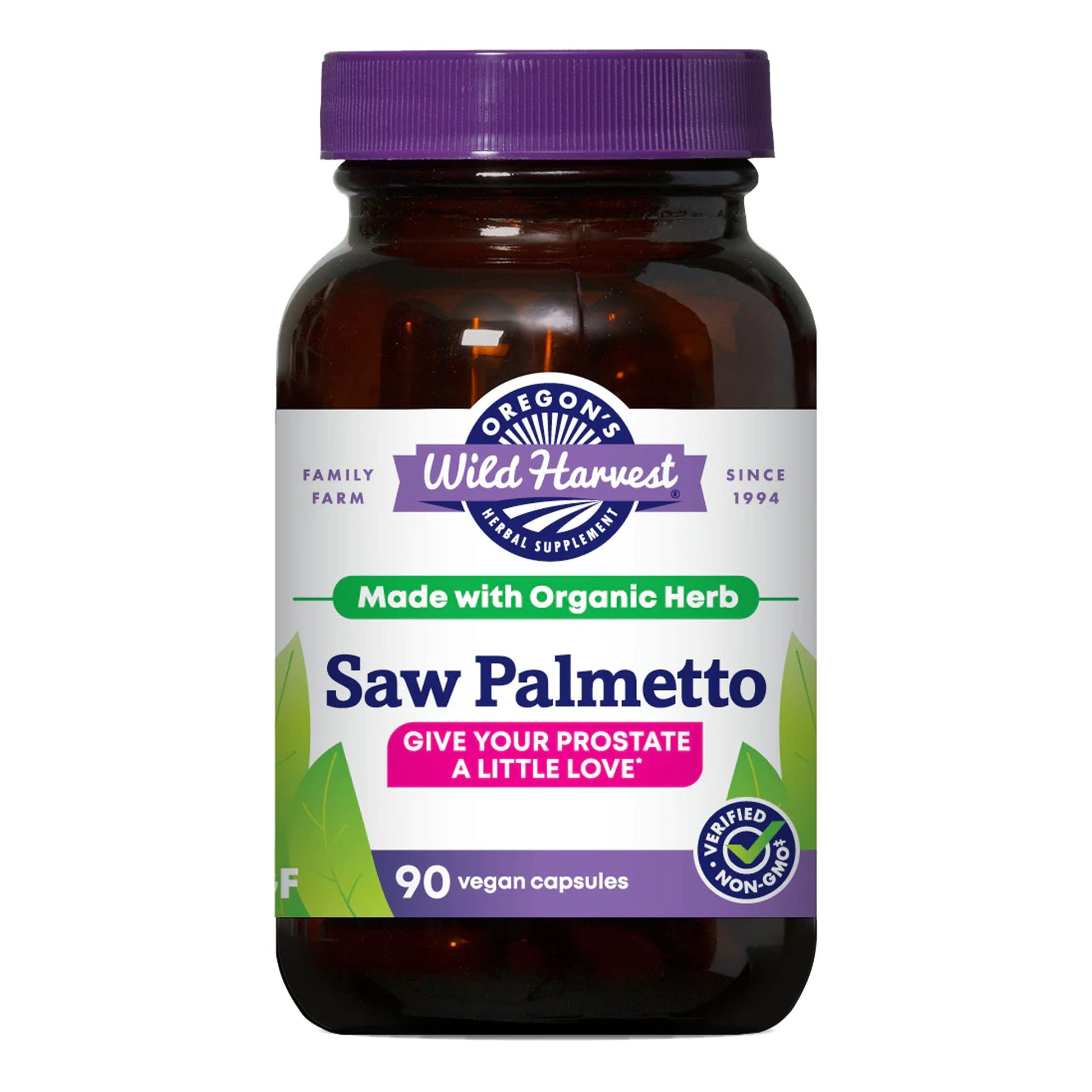 Oregon's Wild Harvest Oregon's Wild Harvest Certified Organic Saw Palmetto Herbal Capsules, 180 Count (10609) Gsupps Australia