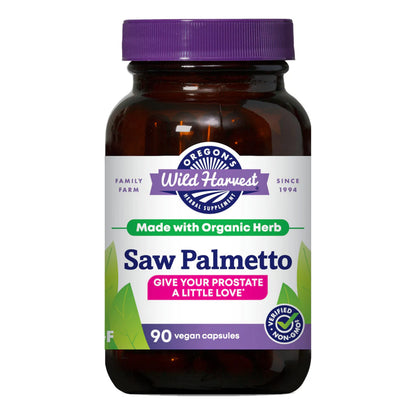 Oregon's Wild Harvest Oregon's Wild Harvest Certified Organic Saw Palmetto Herbal Capsules, 180 Count (10609) Gsupps Australia
