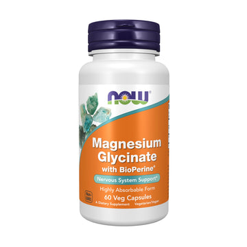 Now Supplements, Magnesium Glycinate with BioPerine, 60 Veg Capsules NOW Foods buy australia supplements