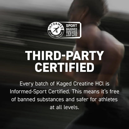 Kaged Creatine HCl Powder | 7X Concentrated vs Mono | Muscle Building & Recovery | High Absorption | No Bloating | Creatine for Men & Women Kaged