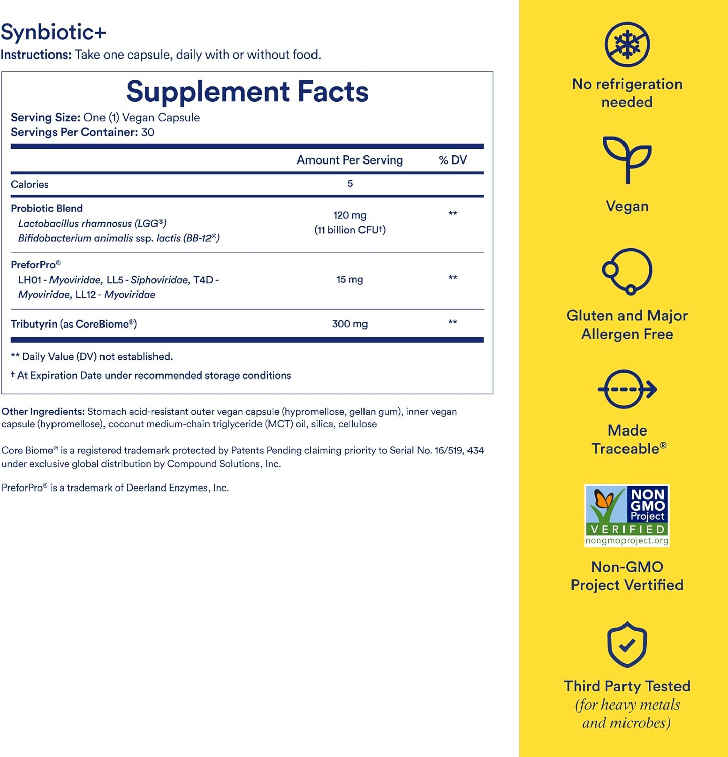 Ritual Synbiotic+ Probiotic Gut Health Support and Men's 18+ Multivitamin