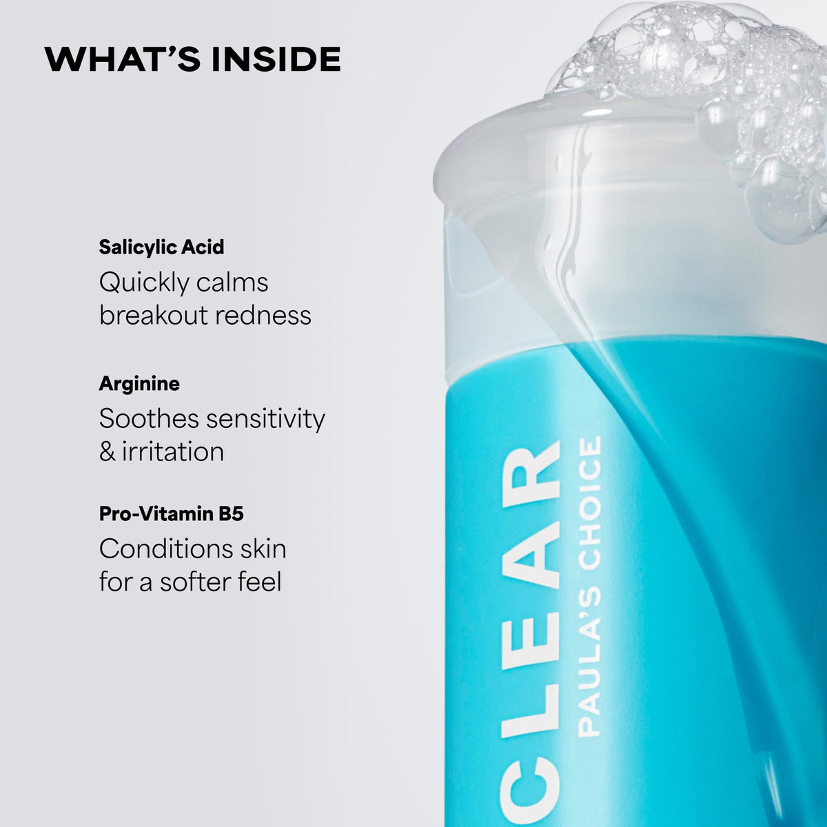 Paula's Choice--CLEAR Acne Cleanser--For Facial Acne, Breakouts, Redness, Clogged and Enlarged Pores, Blackheads--1-6 oz Bottle Paula's Choice