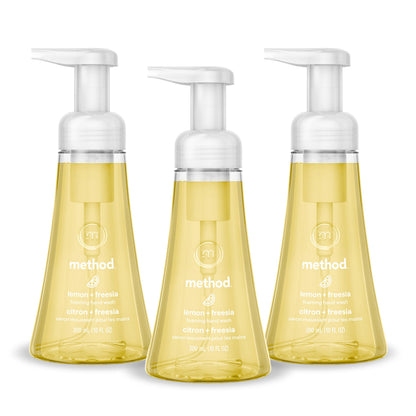 method Foaming Hand Wash, Lemon + Freesia, 10 fl oz, 3 pack Method
