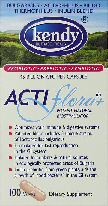 Kendy USA, Actiflora+, Potent Natural Biostimulator, 100 Veggie Caps Kendy buy australia supplements
