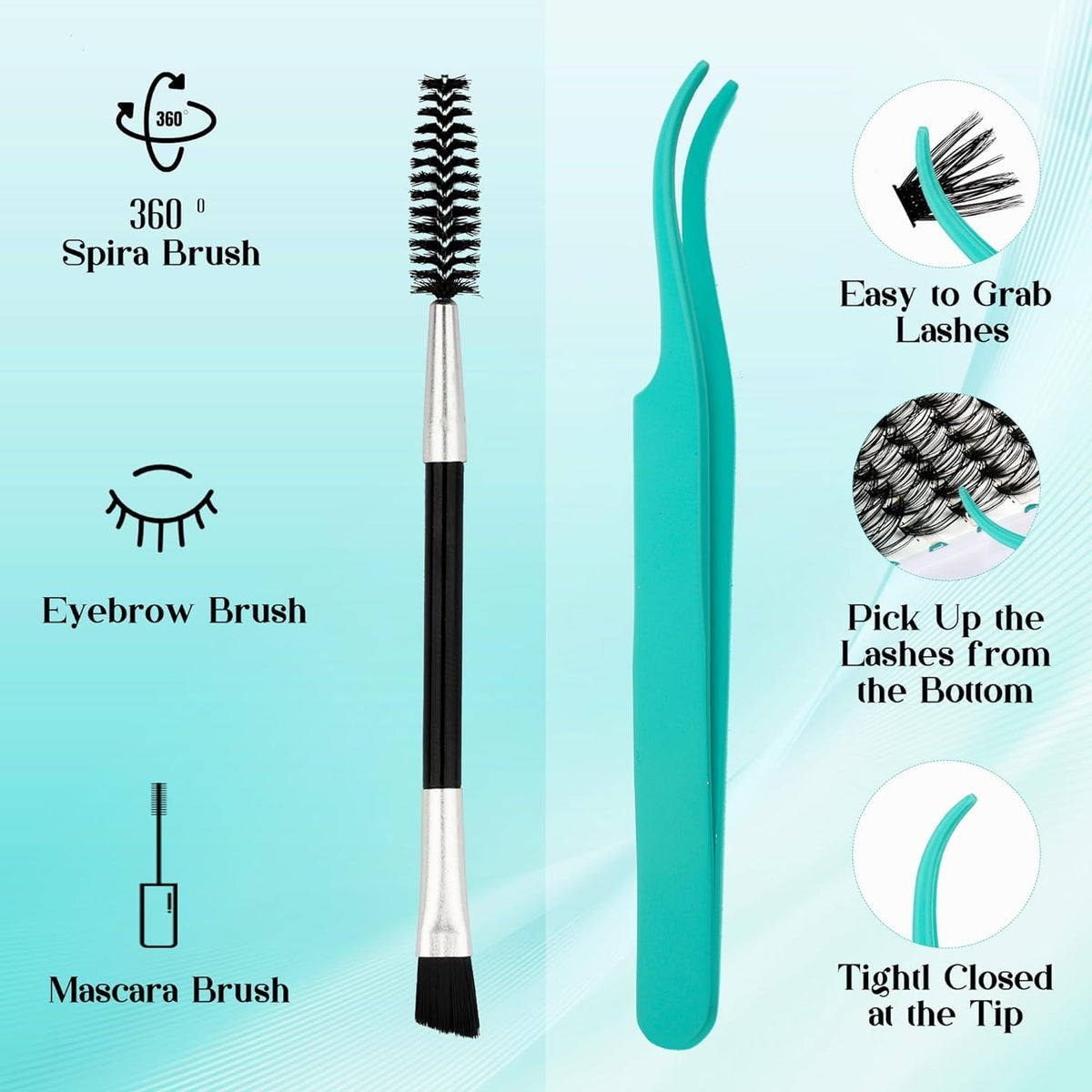 GEMERRY Eyelash Extension Kit 80P 10-18mm GEMERRY