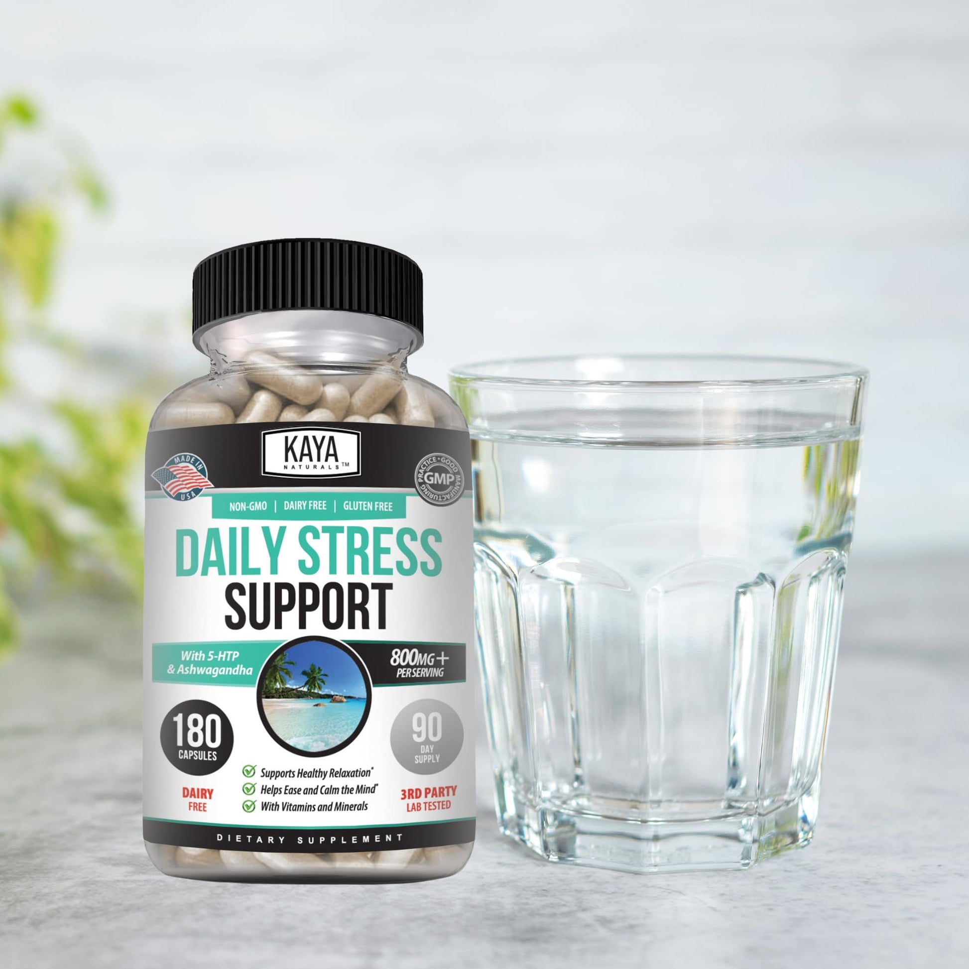 Kaya Naturals - Natural Herbal Support Vitamin Supplement are Designed to Help You find Balance and Relaxation in Your Daily Routine - Vitamin Supplement - 180 Capsules Kaya Naturals buy australia supplements