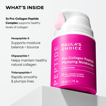 Paula's Choice Pro-Collagen Peptide Plumping Face Moisturizer, 1.7 Fl Oz Paula's Choice