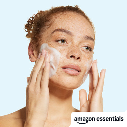 Amazon Essentials Cleanser Face Wash - Salicylic Acid with Ceramides & Vitamin D, 8 fl oz, 1-Pack (Previously Amazon Basics) Amazon Essentials