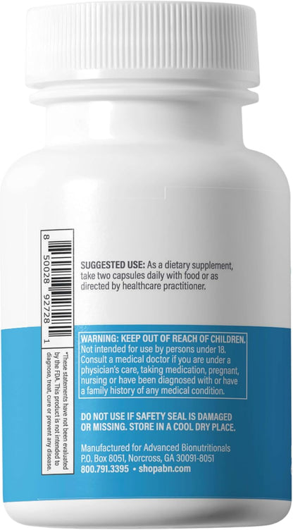 Advanced Bionutritionals – Advanced Mitochondrial Formula Support Supplement, Healthy Aging, Repair, Energy Optimizer with CoQ10, PQQ, Alpha Lipoic Acid, Gluten Free, Vegan, Non GMO (60 Tablets)