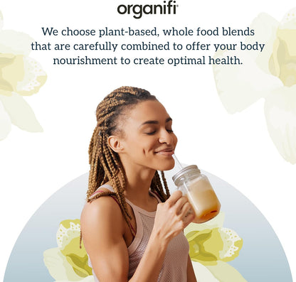 Organifi Complete Protein Vanilla Flavor - Organic Vegan Plant Based Protein Powder with Digestive Enzymes - 30 Day Supply - No Soy, Dairy, or Gluten Gsupps Australia