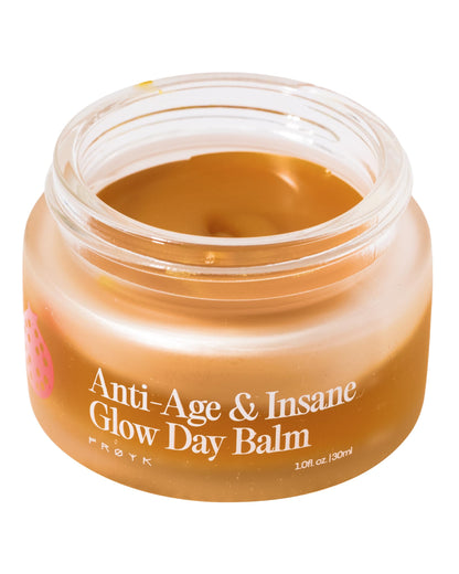 FRØYA Organics Anti-Age & Insane Glow Day Balm for Face (1.0 fl oz) FRØYA