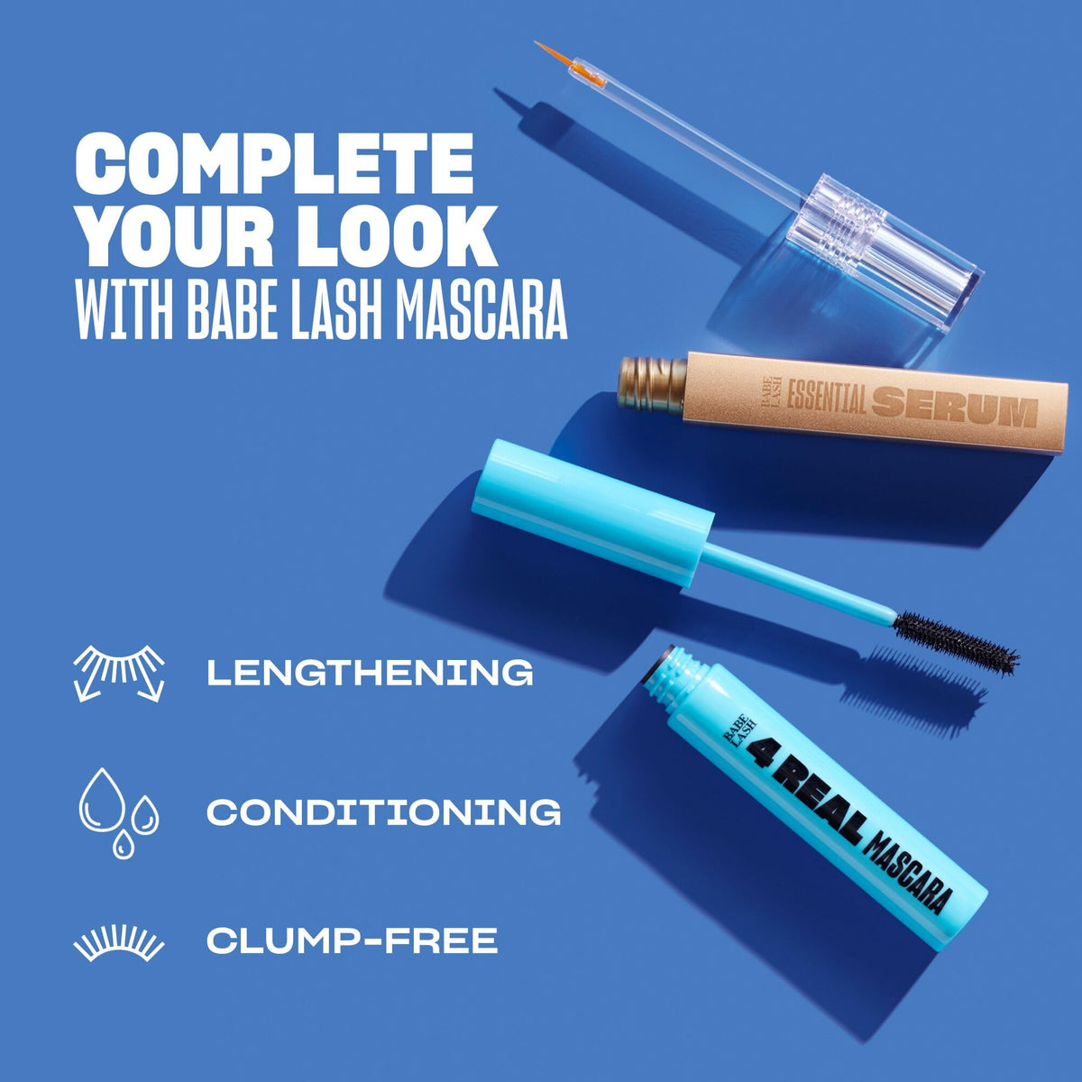 Babe Original Essential Lash Serum for Longer-Looking Lashes, 1mL BABE ORIGINAL