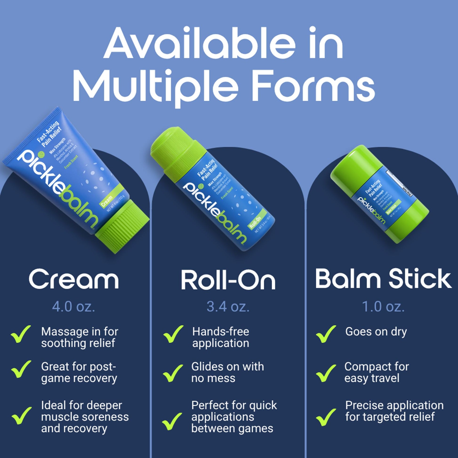 PickleBalm Pickleball Post-Game Muscle Pain Relief Cream with 4% Lidocaine, Arnica, Menthol, Cucumber Seed Extract for Shoulders, Knees, Wrists, and More, 4oz Cream PickleBalm buy australia supplements