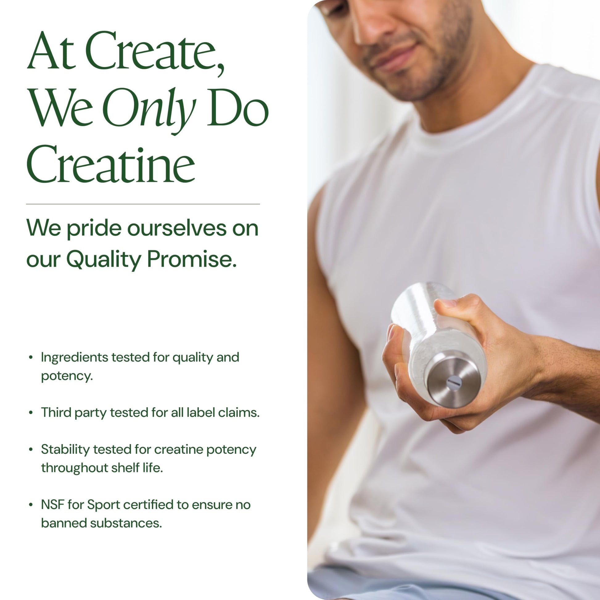 Create Creatine Monohydrate Powder - Creatine Travel Packets, Made with Creapure, 3rd Party Tested & NSF Certified for Sport, 30 Stick Packs, Unflavored Create buy australia supplements