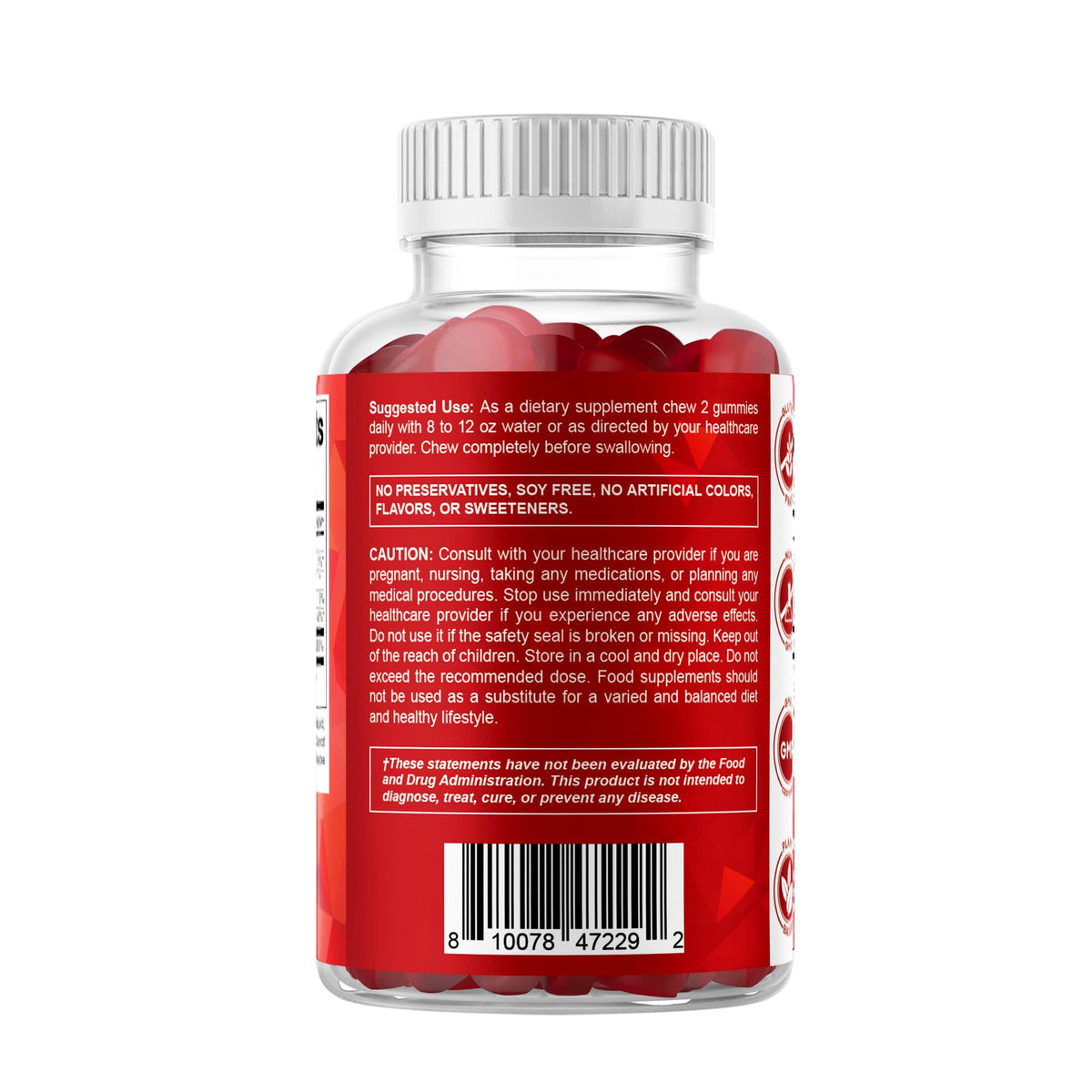 Vitamatic Extra Strength Vitamin B12 5000 mcg (Methyl B12) Gummies - 120 Count - Energy Metabolism Support and Nervous Vitamatic