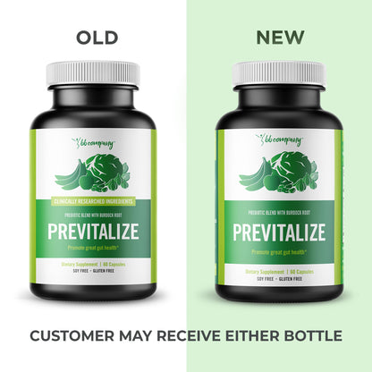 BB Company Previtalize | Prebiotics for Women, Prebiotic Fiber for Gut Health, Digestive Health | Food for Good Probiotics BB Company