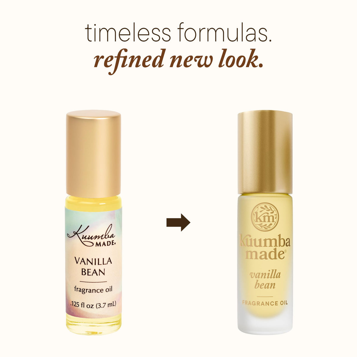 Kuumba Made Vanilla Bean Fragrance Oil Roll-On, Alcohol-Free, 0.15 Fl Oz Kuumba Made