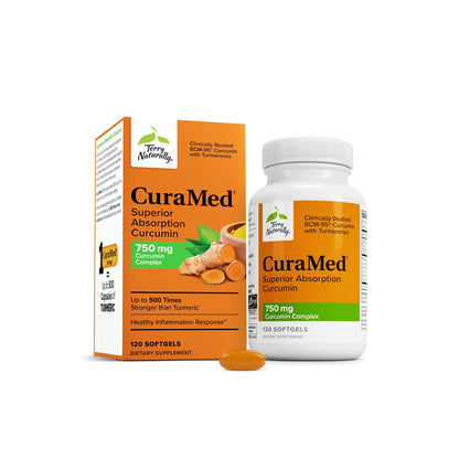 Terry Naturally CuraMed 750 mg - Antioxidant Supplement for Brain & Heart Health Support - Supplement with High-Potency Curcumin Complex - Kidney, Liver Terry Naturally