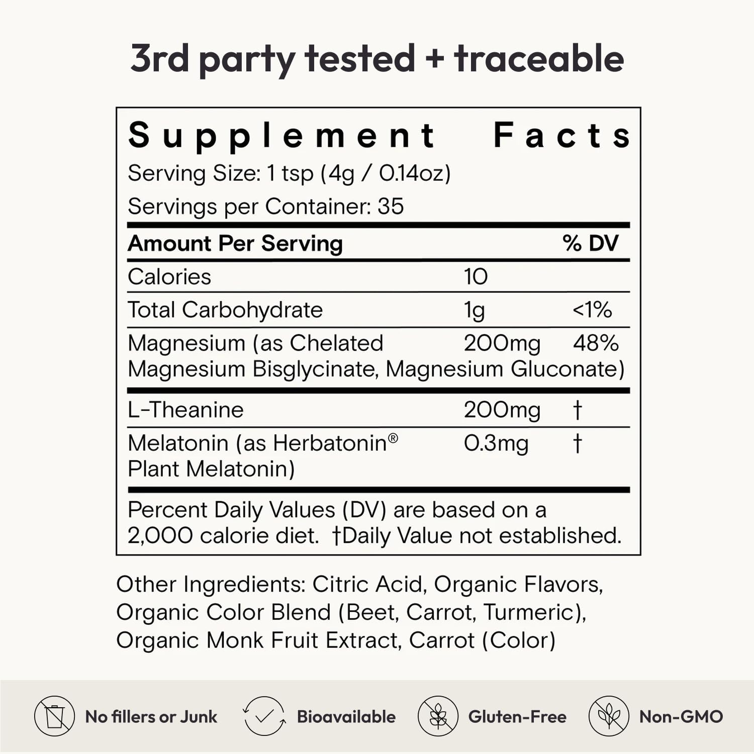 Moon Juice Sleepy Magnesi-Om - Sleep Supplement Powder with Magnesium Glycinate, L-Theanine & Plant-Based Melatonin, Sugar-Free Bedtime Drink Mix for Deep Sleep w/o Grogginess, Cherry, 35 Servings Moon Juice buy australia supplements