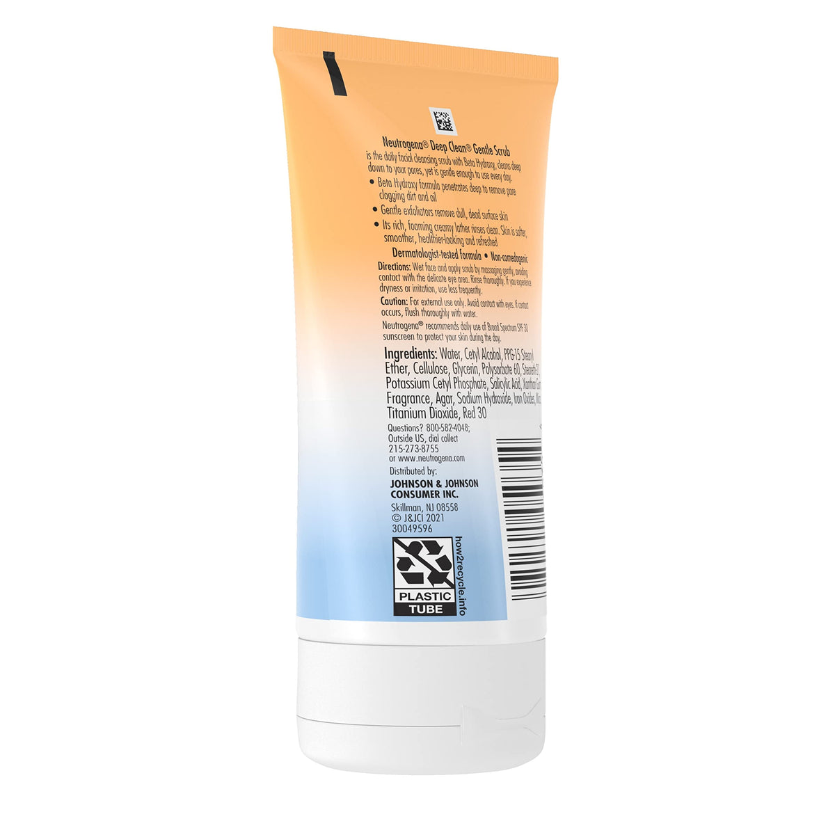 Neutrogena Deep Clean Gentle Daily Facial Scrub, 4.2 fl. Oz Neutrogena