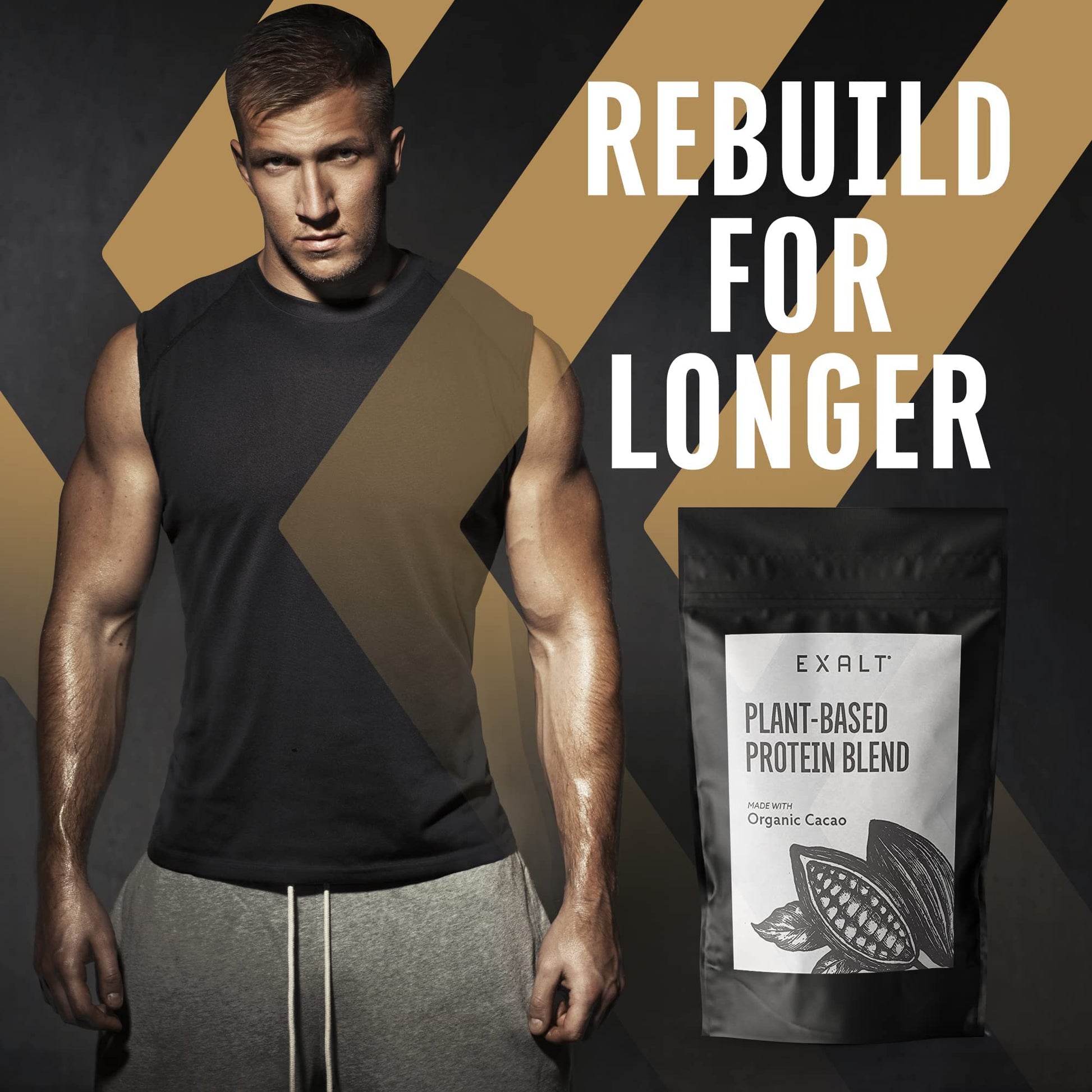 EXALT Vegan Protein Powder - 100% Plant-Based – Gluten Free - Keto Friendly EXALT buy australia supplements