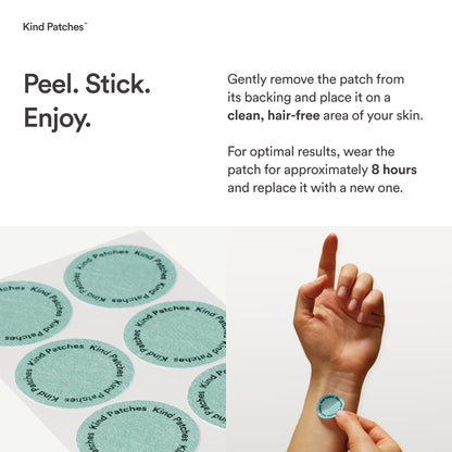 Kind Patches Unpuff Patches with Dandelion Root, Fennel, Artichoke, Ginger, and Turmeric Extract - Vegan - 30 Count Kind Patches