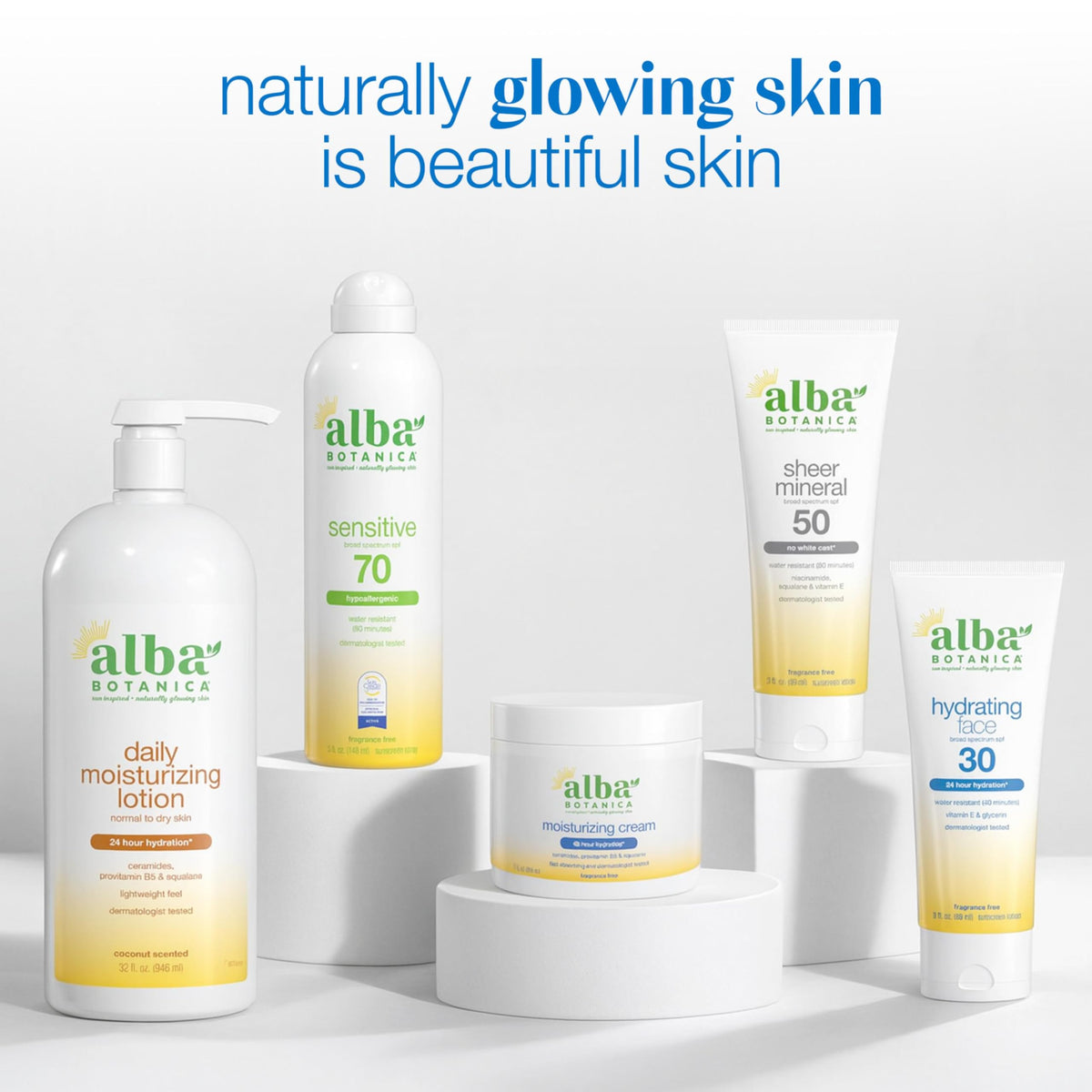 Alba Botanica Daily Moisturizing Lotion, Sensitive Skin, Fragrance Free, 32 Oz (Packaging May Vary) Alba Botanica