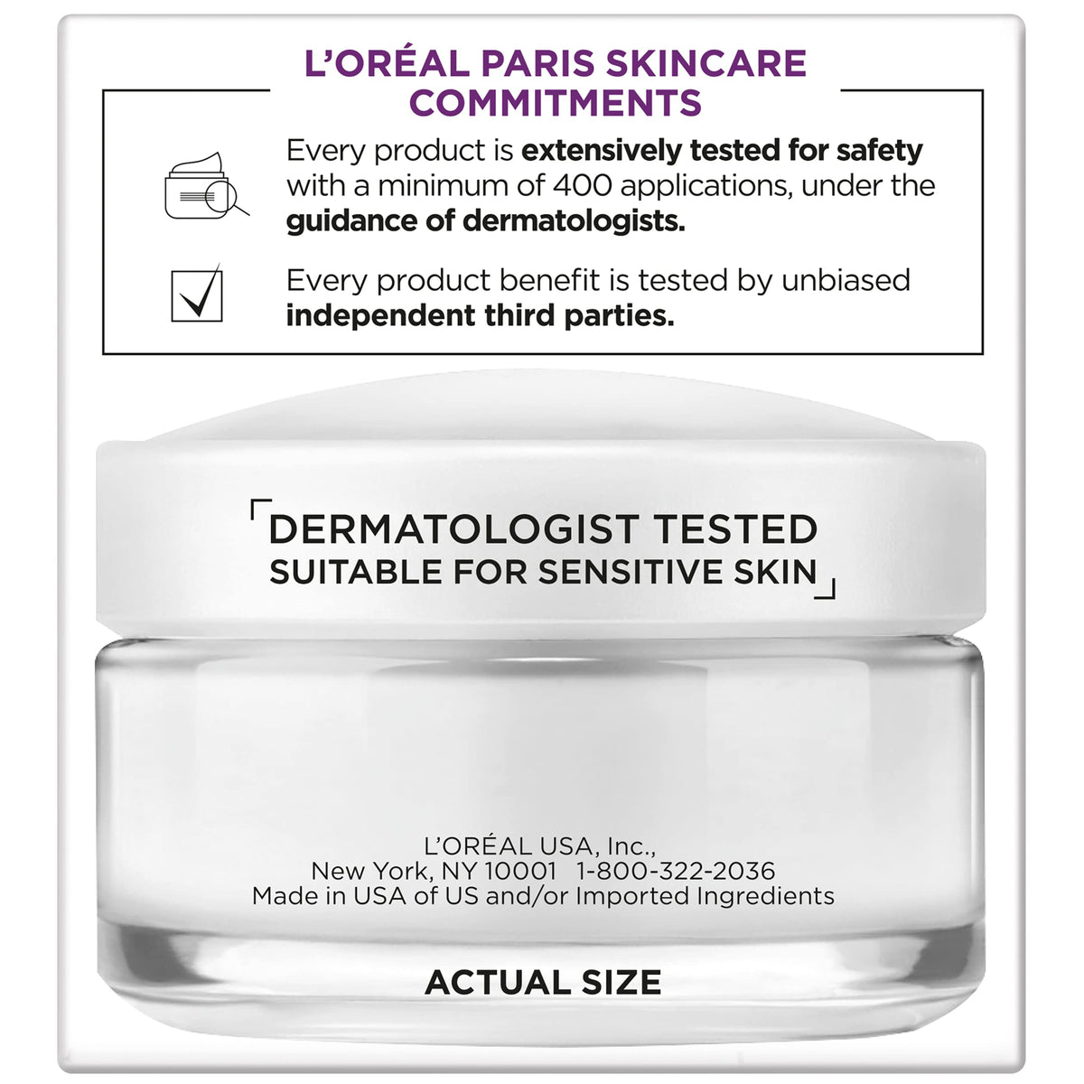 L'Oreal Paris Wrinkle Expert 55+ Anti-Aging Face Moisturizer with Calcium, Non-Greasy, Suitable for Sensitive Skin 1.7 fl. oz L'Oreal Paris