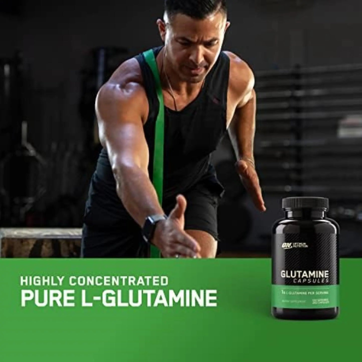 Optimum Nutrition L-Glutamine Muscle Recovery Capsules, 1000mg, 240 Count (Package May Vary) Optimum Nutrition