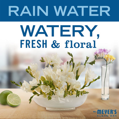 MRS. MEYER'S CLEAN DAY Foaming Hand Soap Refills, Rain Water, 4 Count Mrs. MEYER'S