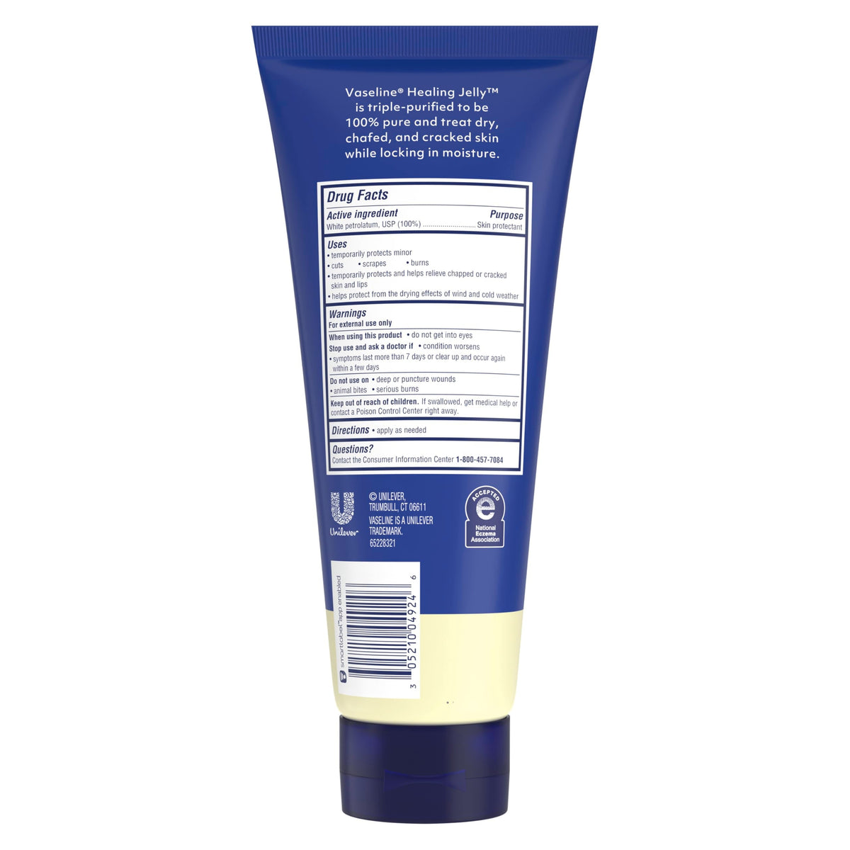 Vaseline Original Petroleum Healing Jelly Tube For Dry Skin 6.8oz 1ct Vaseline