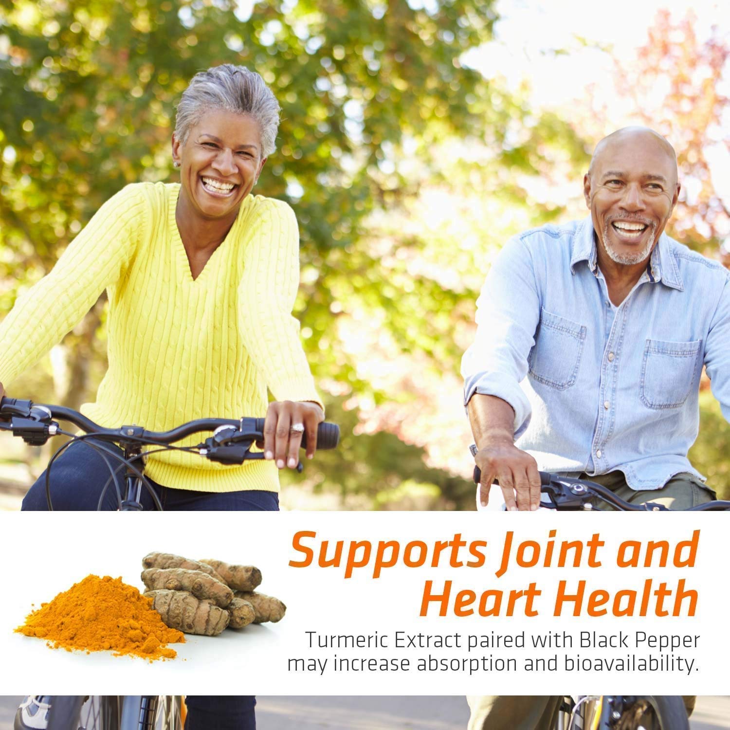 Turmeric Curcumin with BioPerine & Ginger 95% Standardized Curcuminoids
