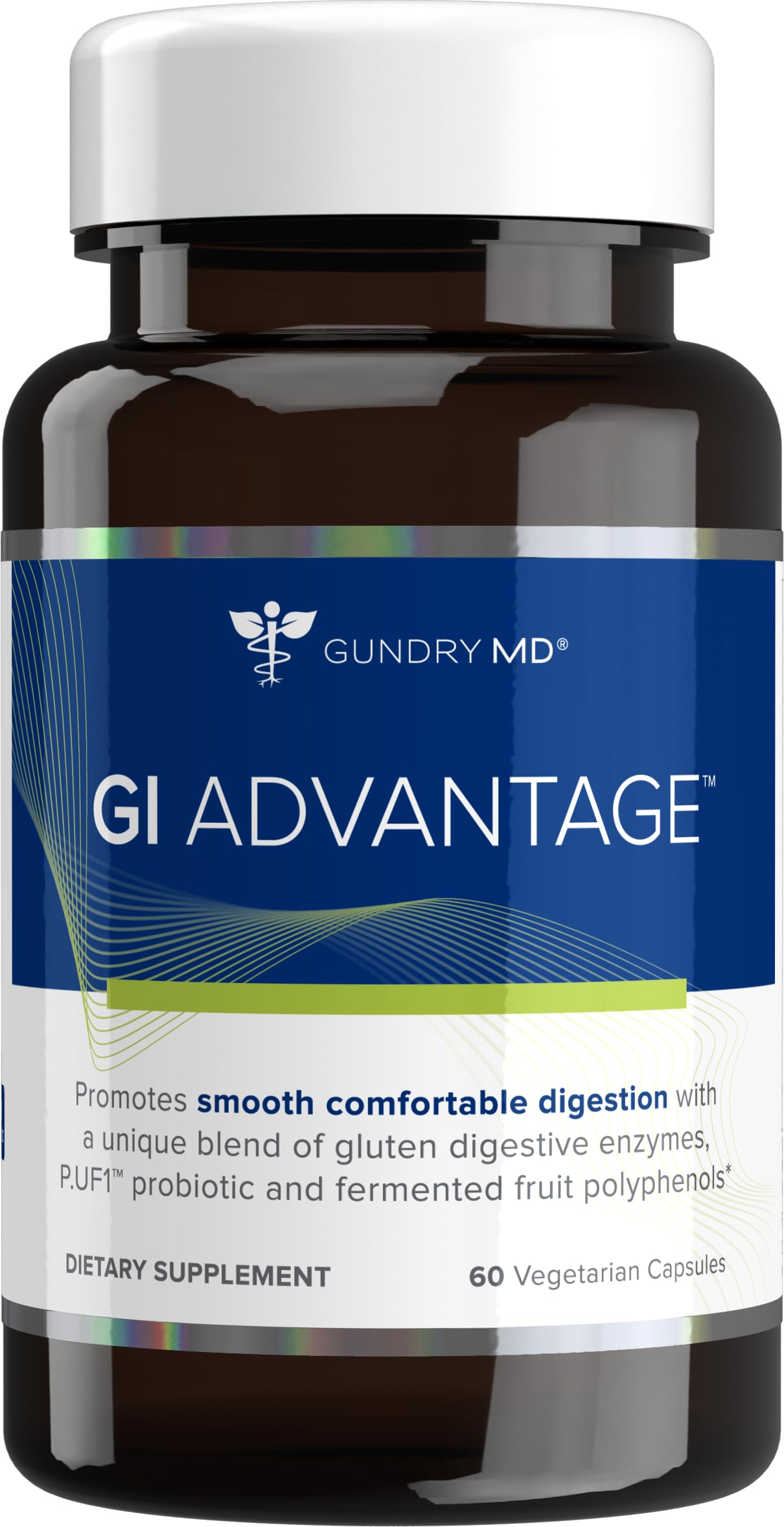 Gundry MD GI Advantage Gut Supplement with Probiotics, Digestive Enzymes, and Superfruit Extracts for Strong Metabolism, Energy, Digestion, Gundry MD