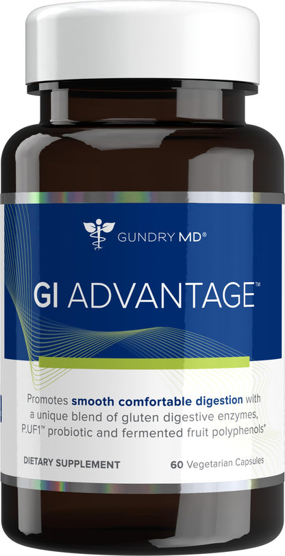 Gundry MD GI Advantage Gut Supplement with Probiotics, Digestive Enzymes, and Superfruit Extracts for Strong Metabolism, Energy, Digestion, Gundry MD