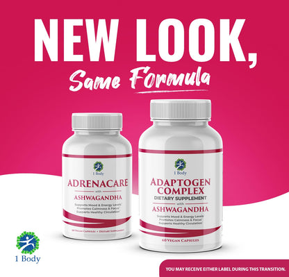 1 Body Adaptogen Complex with Ashwagandha