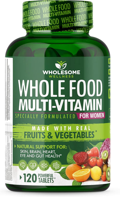 Whole Food Multivitamin for Women + Multi Collagen Protein Powder Hydrolyzed (Type I II III V X) Bundle Gsupps Australia