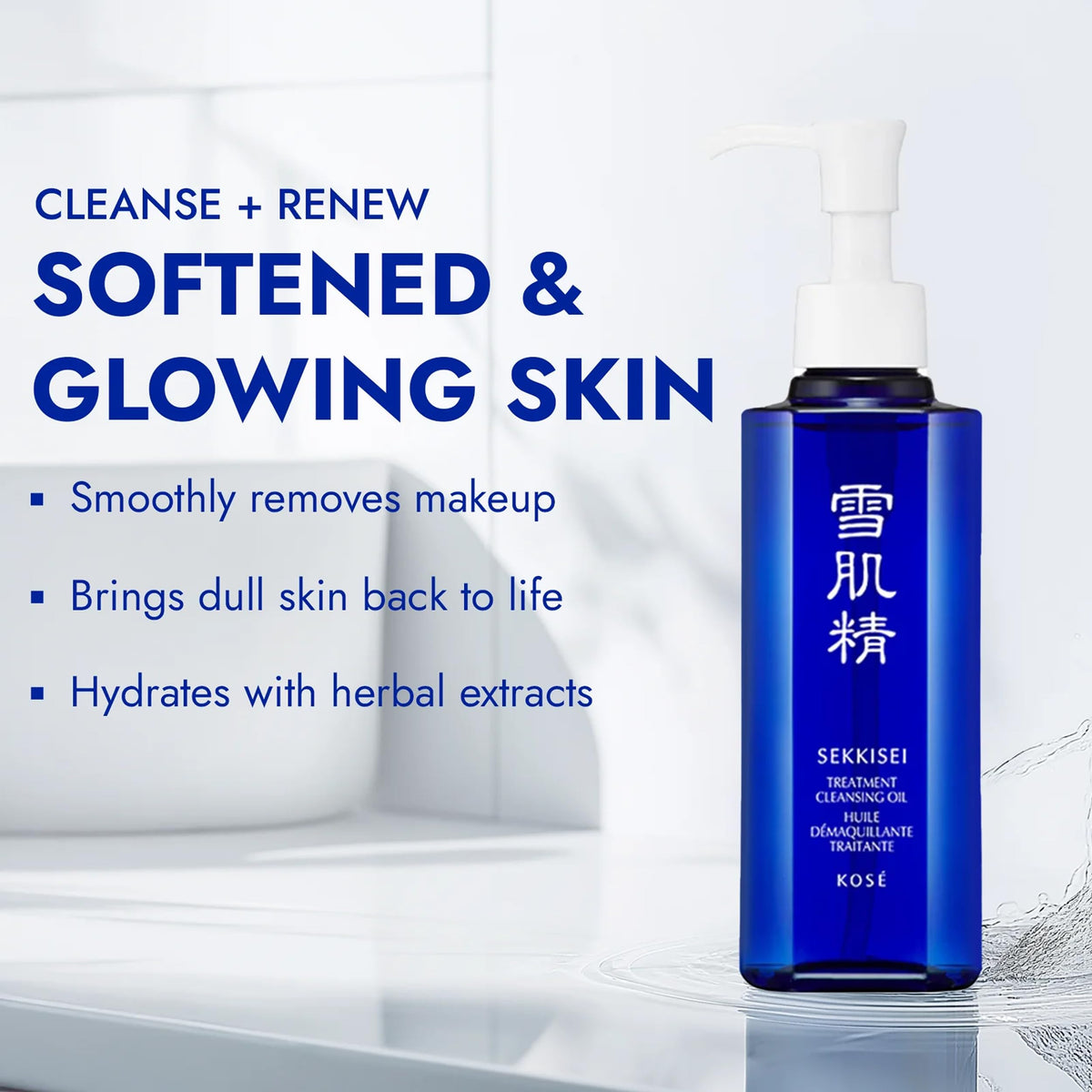 SEKKISEI Treatment Cleansing Oil Makeup Remover, 5.4 oz SEKKISEI