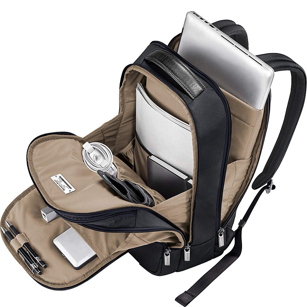 Briggs & Riley Medium Cargo Backpack for Women & Men - Laptop Backpack, For Work & Travel, Lightweight & Durable, Padded Straps, Fits up to 15" Laptop - @work Collection, Black Gsupps Australia