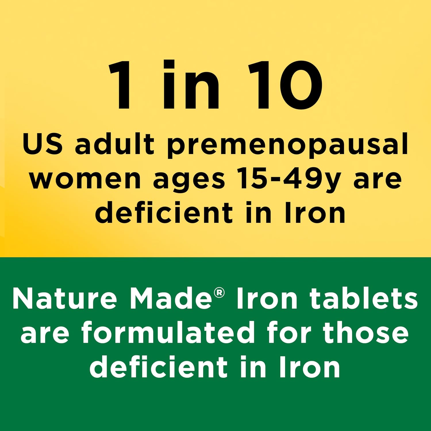 Nature Made Iron 65 mg (325 mg Ferrous Sulfate) Tablets, 180 Tablets | Iron Supplements for Men and Women with an Iron Deficiency, Dietary Supplement for Red Blood Cell Support, 180 Day Supply Gsupps Australia
