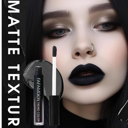 Baorder 4PCS Halloween Matte Liquid Lipstick Set,Goth Makeup Baorder