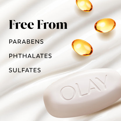Olay Beauty Bar, Ultra Moisture,10x More Moisturizers, Nourishing Conditioners, Smooth & Gentle on Skin, Vitamin B3 Complex, For All Skin Types, Shea Butter Scent, 3.17 oz, (Pack of 12) Olay