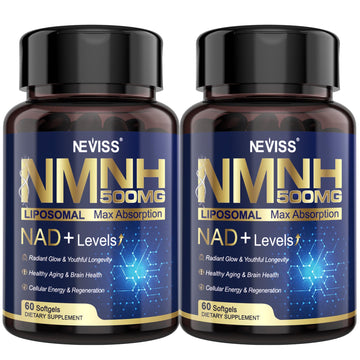 2Pack NAD+ Supplement, Next-Gen NMNH Liposomal 500mg, NR NMN Supplement Alternative, High Absorption NAD+ with Curcumin, Niacinamide for Cellular Energy, DNA Repair, Healthy Aging, 120 Softgels NEVISS buy australia supplements