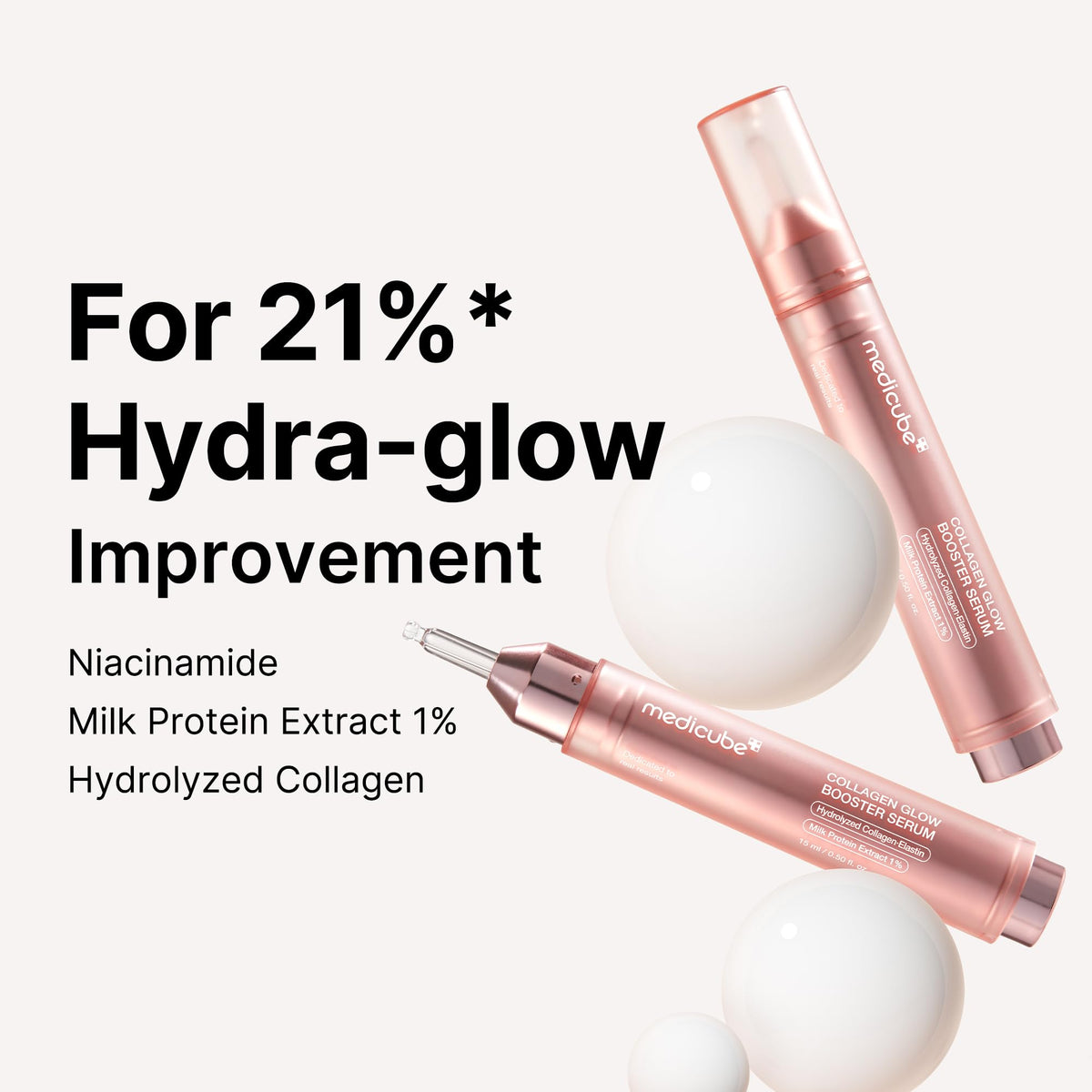 medicube Collagen Glow Booster Milk Twist & Click Serum medicube