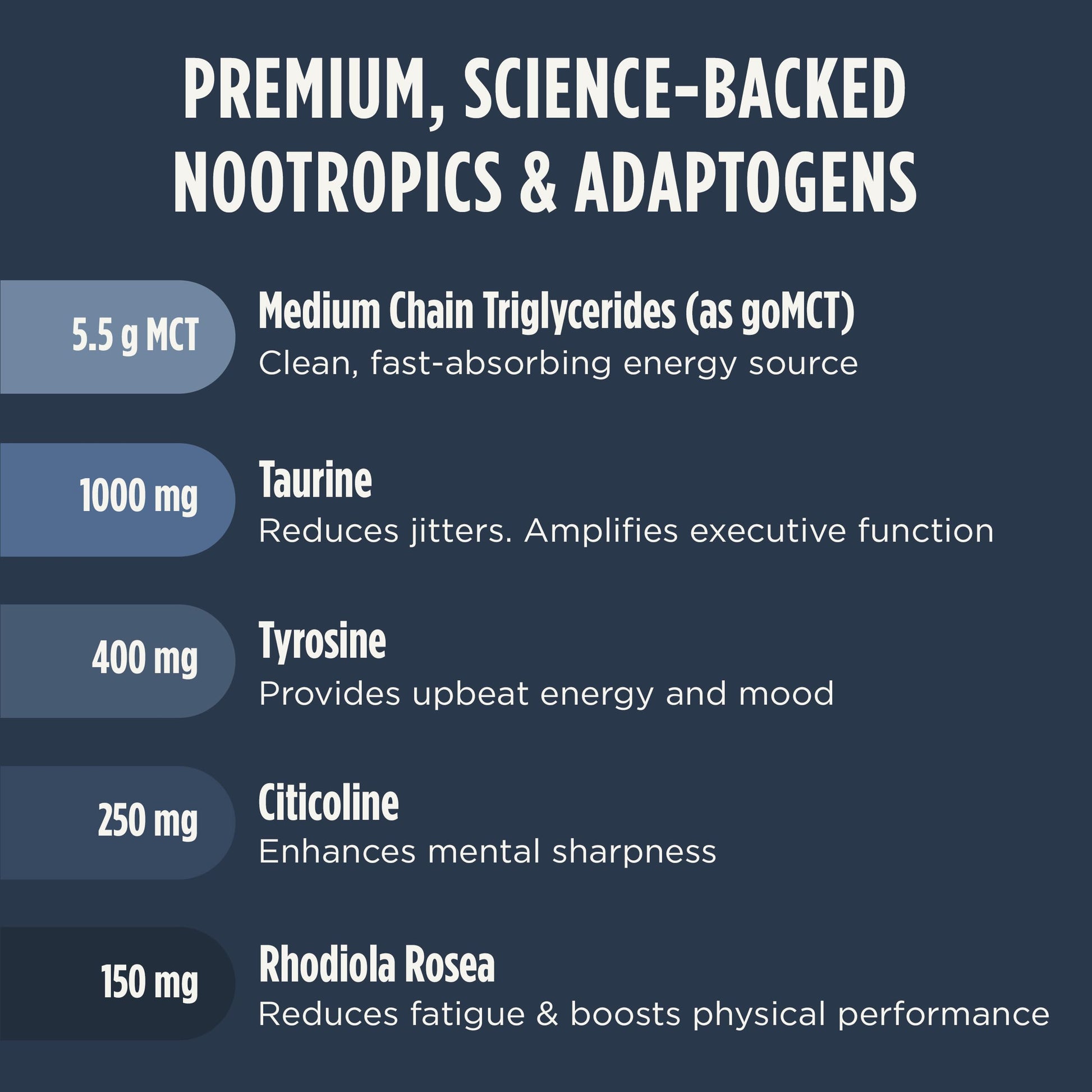 LIFESTACKS Focus Coffee Creamer for Energy & Clarity - MCT Powder + Nootropics + Adaptogens - Boost Productivity Without Jitters or Crash - Keto, Vegan, 0 Sugar - with Taurine, L-Tyrosine, Rhodiola LIFESTACKS buy australia supplements