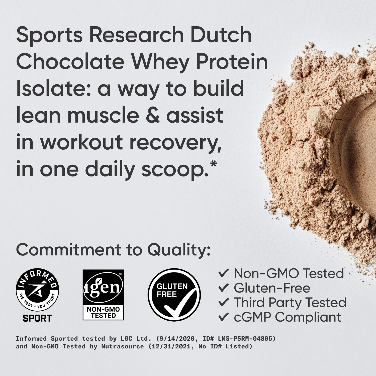 Sports Research Whey Protein Isolate - Sports Nutrition Protein Powder 25g per Serving Sports Research buy australia supplements