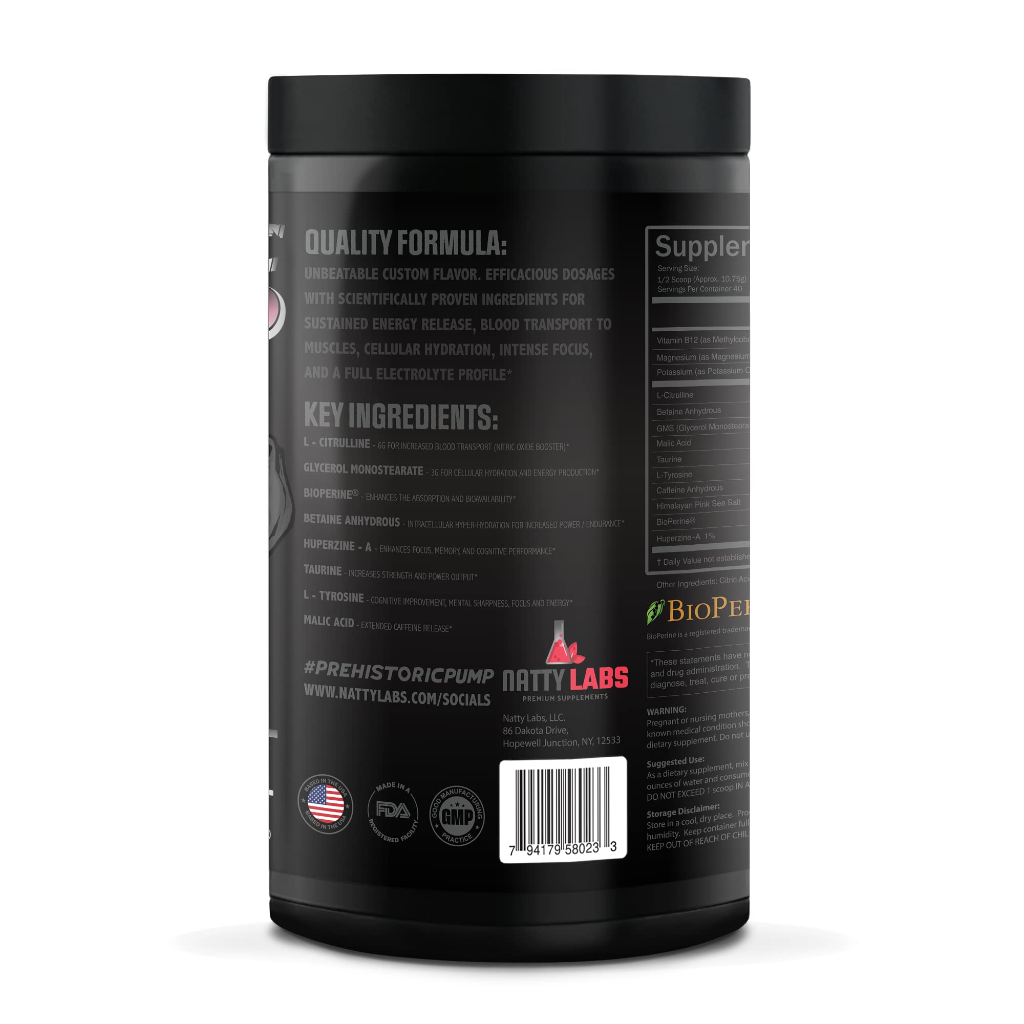 Natty Labs Prehistoric Pump Pre Workout - Preworkout Energy Supplement · 300mg Caffeine Natty Labs buy australia supplements