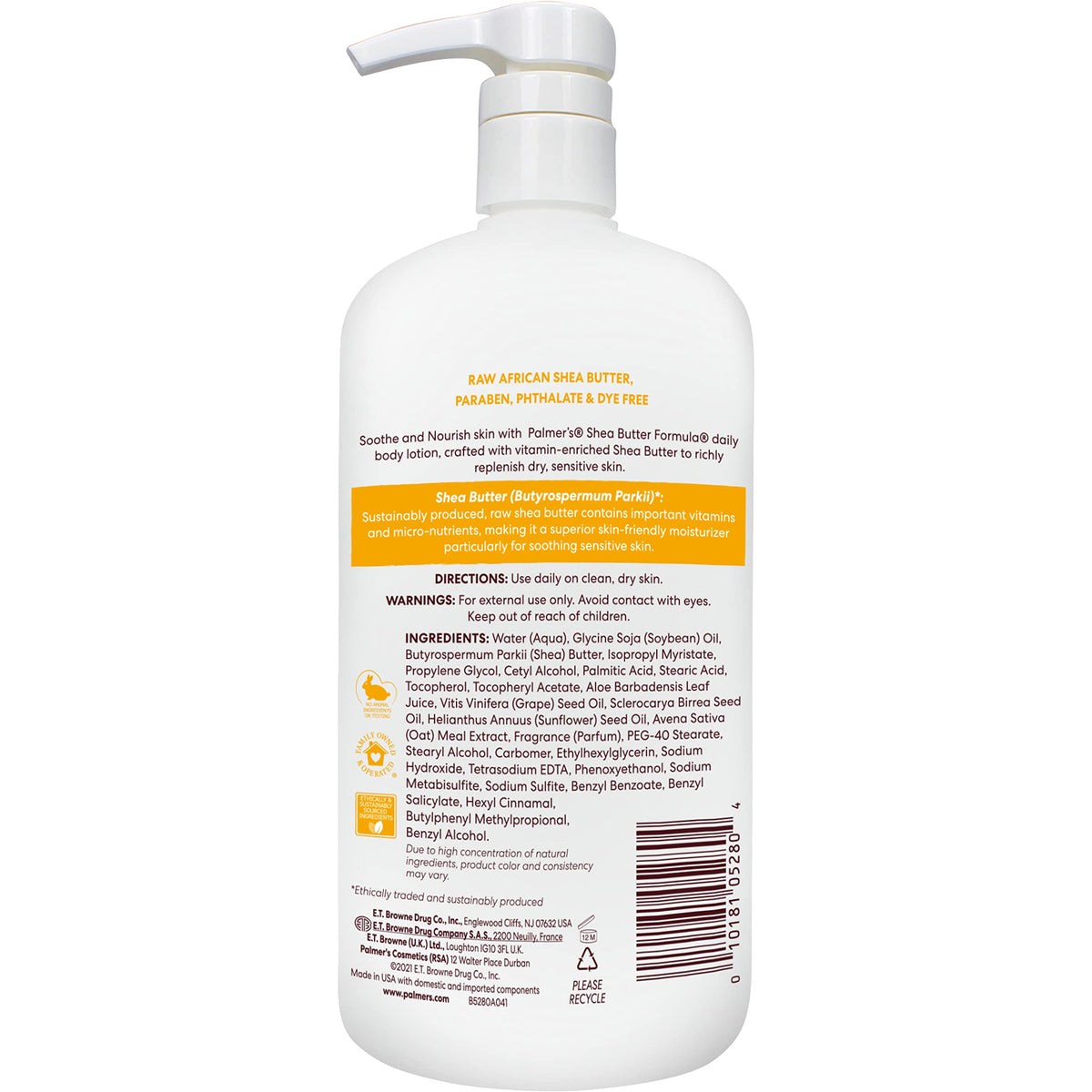 Palmer's Raw Shea Body Lotion for Dry Skin (33.8 Oz) Palmer's