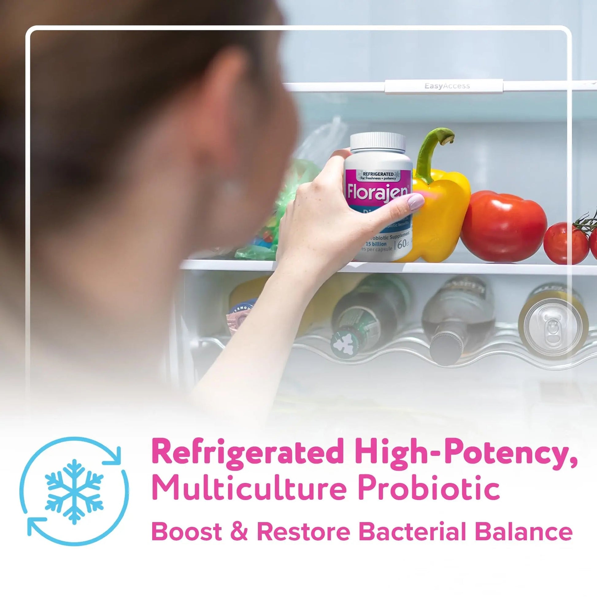 Florajen3 Digestion High Potency Refrigerated Probiotics | Restores Balance in Digestive System | for Antibiotic Side Effects | 60 Capsules Florajen buy australia supplements