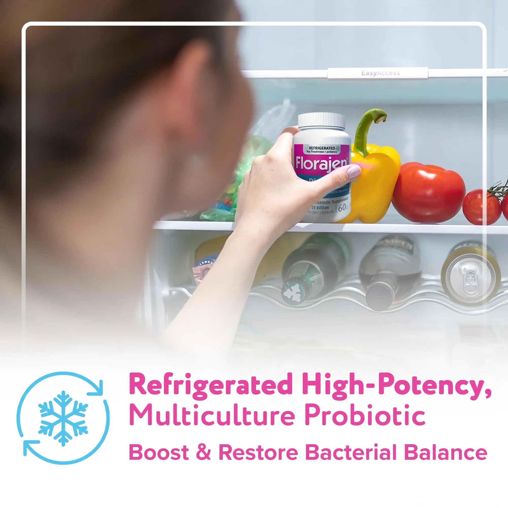 Florajen3 Digestion High Potency Refrigerated Probiotics | Restores Balance in Digestive System | for Antibiotic Side Effects | 60 Capsules Florajen buy australia supplements