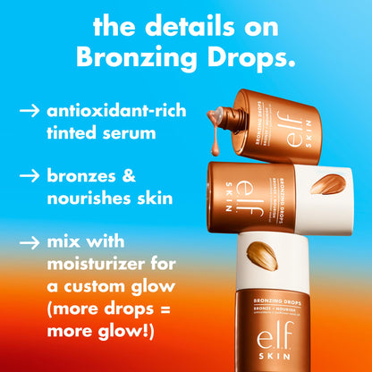e.l.f. SKIN Bronzing Drops, Pure Gold (Golden Bronze Shimmer) e.l.f.